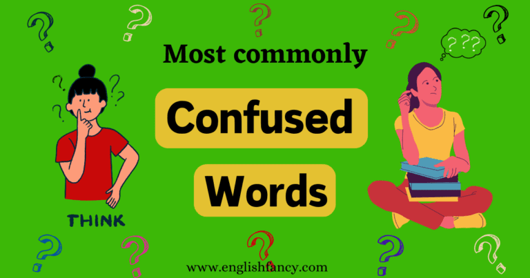 150 Most Commonly Confused Words In English Englishfancy